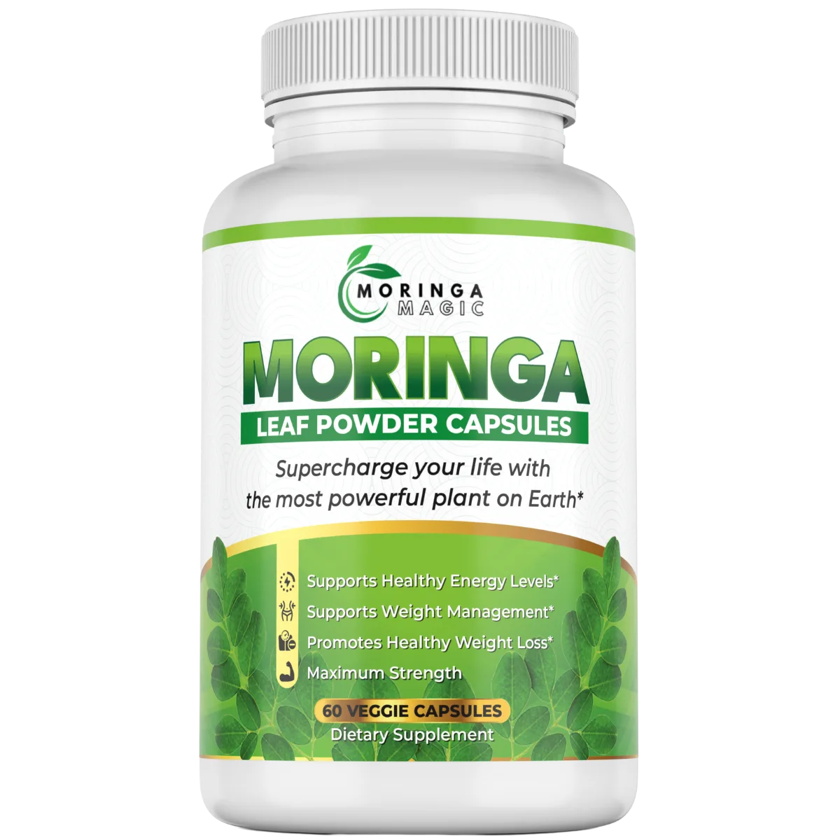 Moringa Magic Capsules Bottle