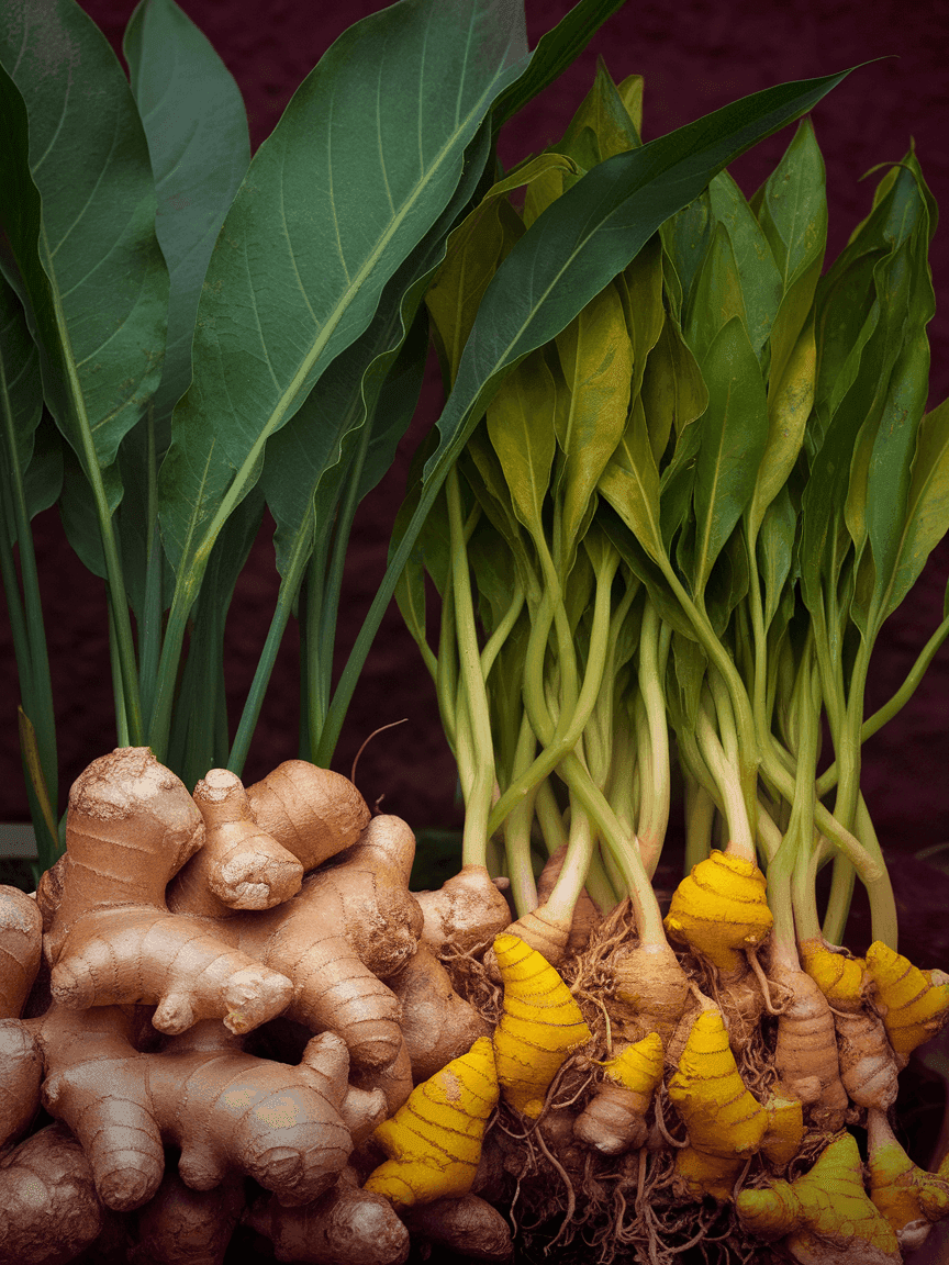 growing ginger and turmeric together