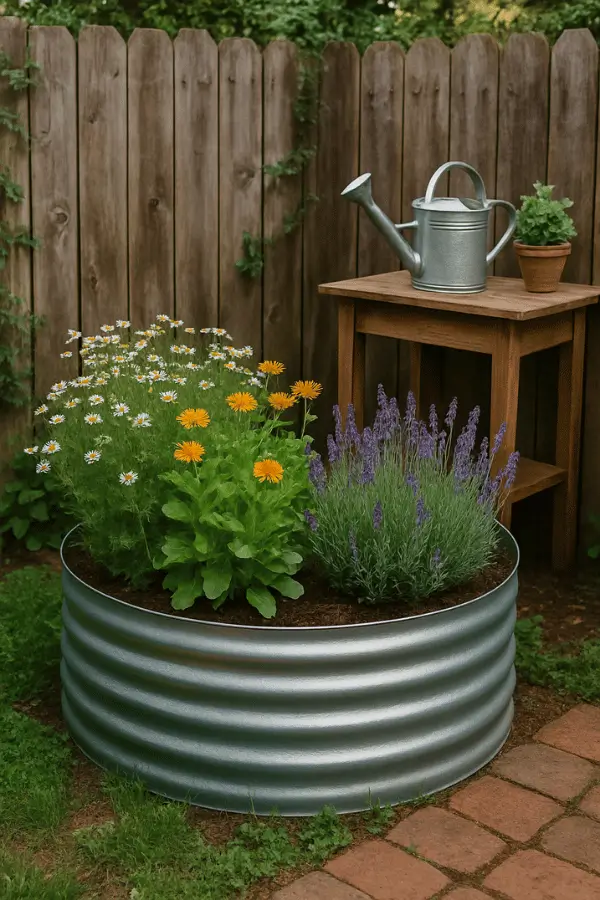 6 Different styles of raised gardening beds for patios and backyards.