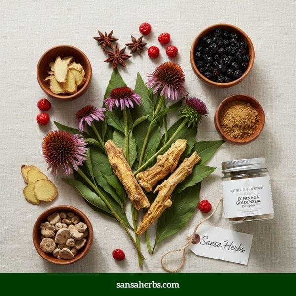 benefits of echinacea and goldenseal for flu
