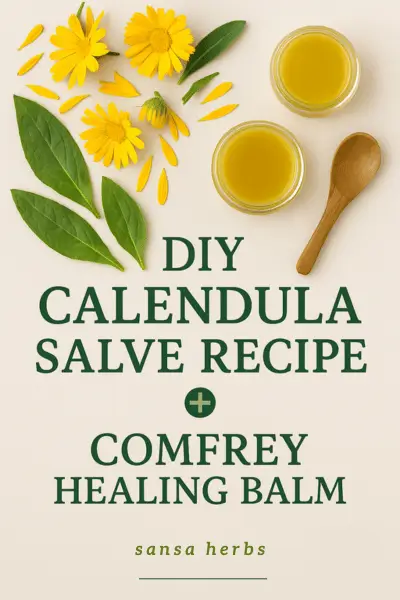 calendula salve recipe with comfrey