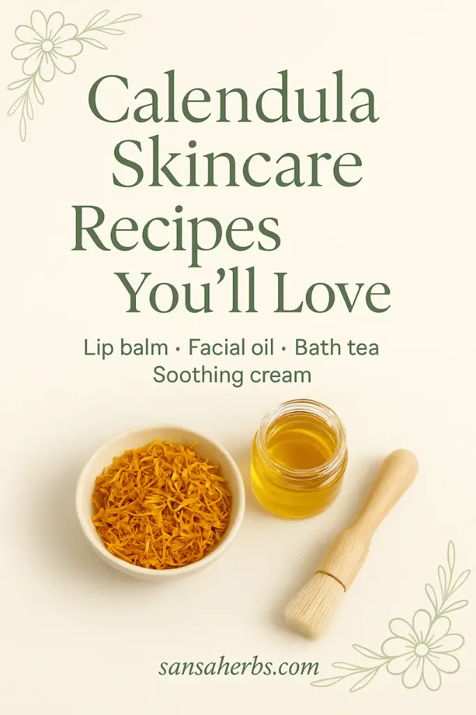 calendula skincare recipes