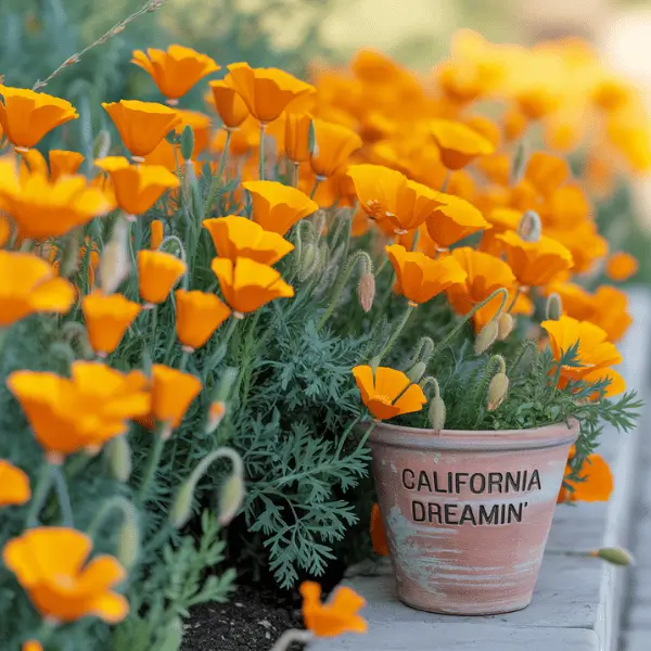 growing California poppies