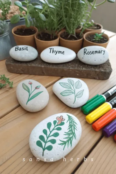 diy-stone-labels painted stone decor