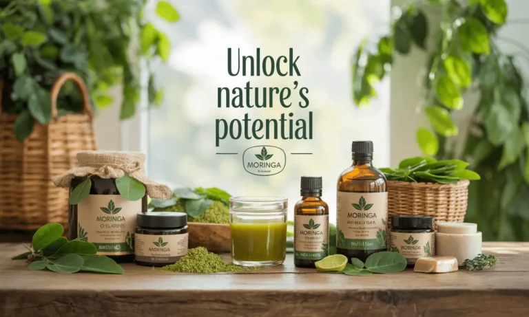 earn income from moringa products on display