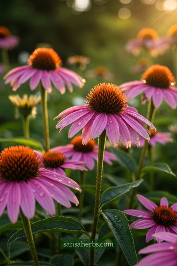 echinacea-coneflowers-closeup beautiful echinacea
