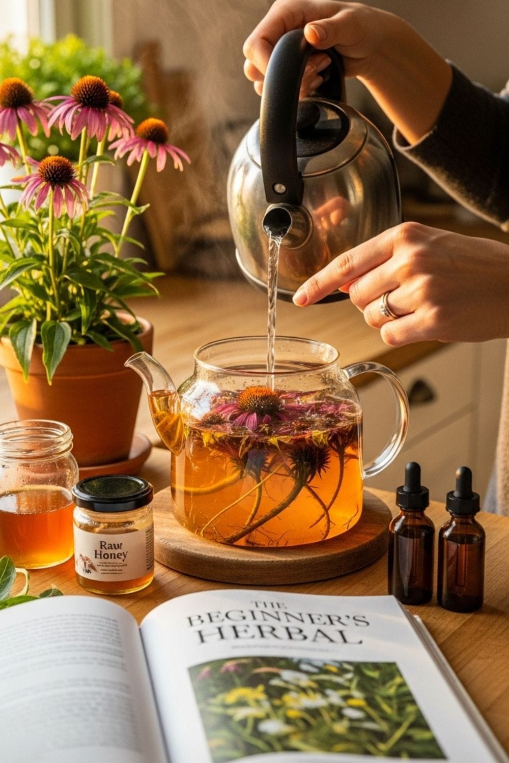 echinacea-tea-prep echinacea tea prep