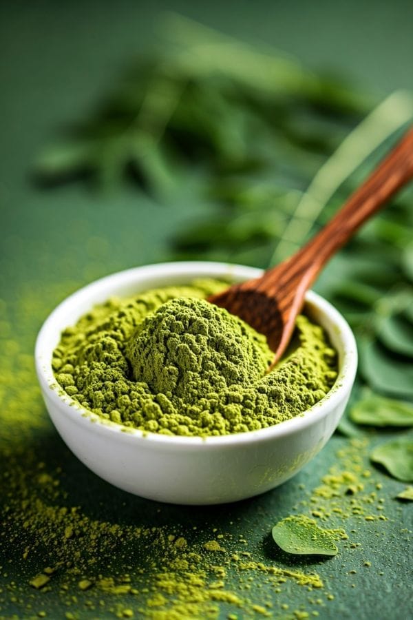 how-to-use-herbal-powders How to use herbal powders – moringa powder in wooden spoon