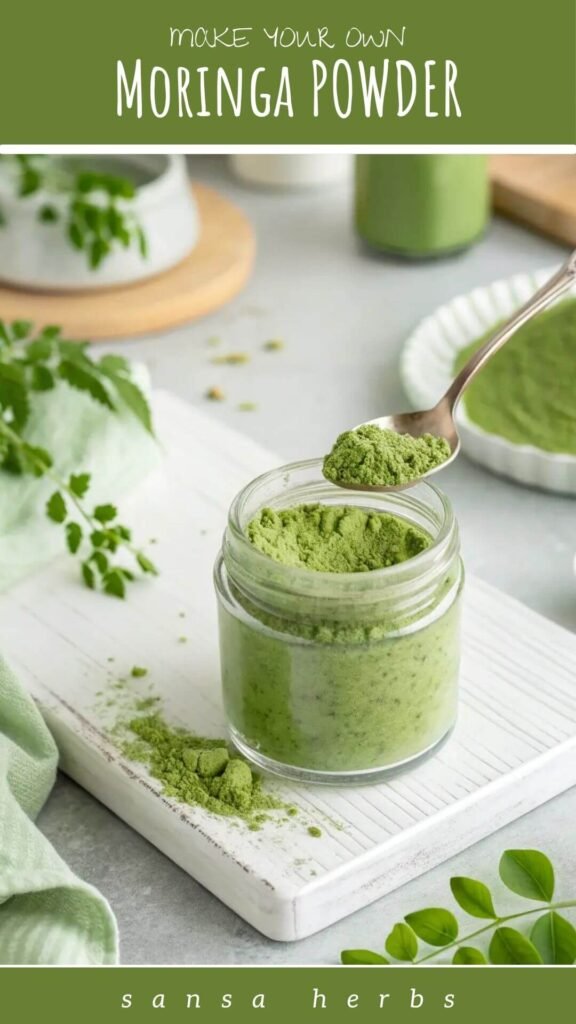 make-moringa-powder learn how to make moringa powder pin