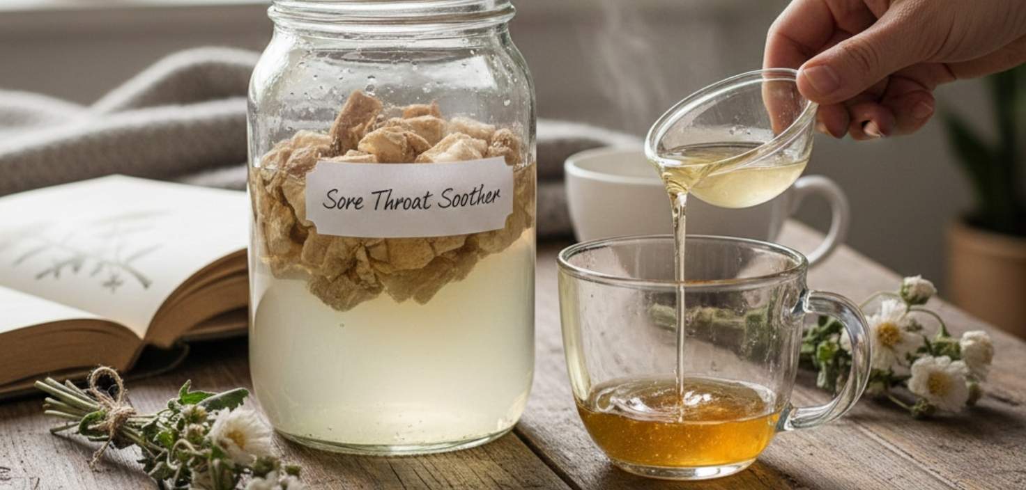 Marshmallow Root for Sore Throat