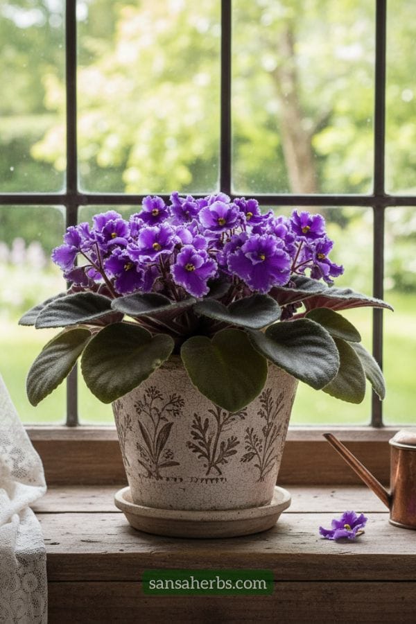 african violet plant care African Violet potted plant
