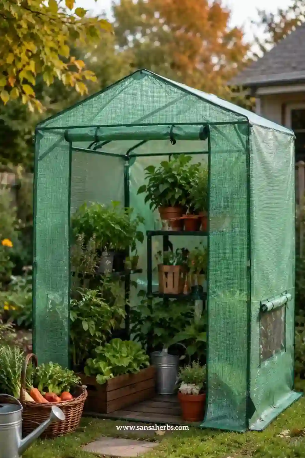 6x6 Pop Up Greenhouse Outdoor