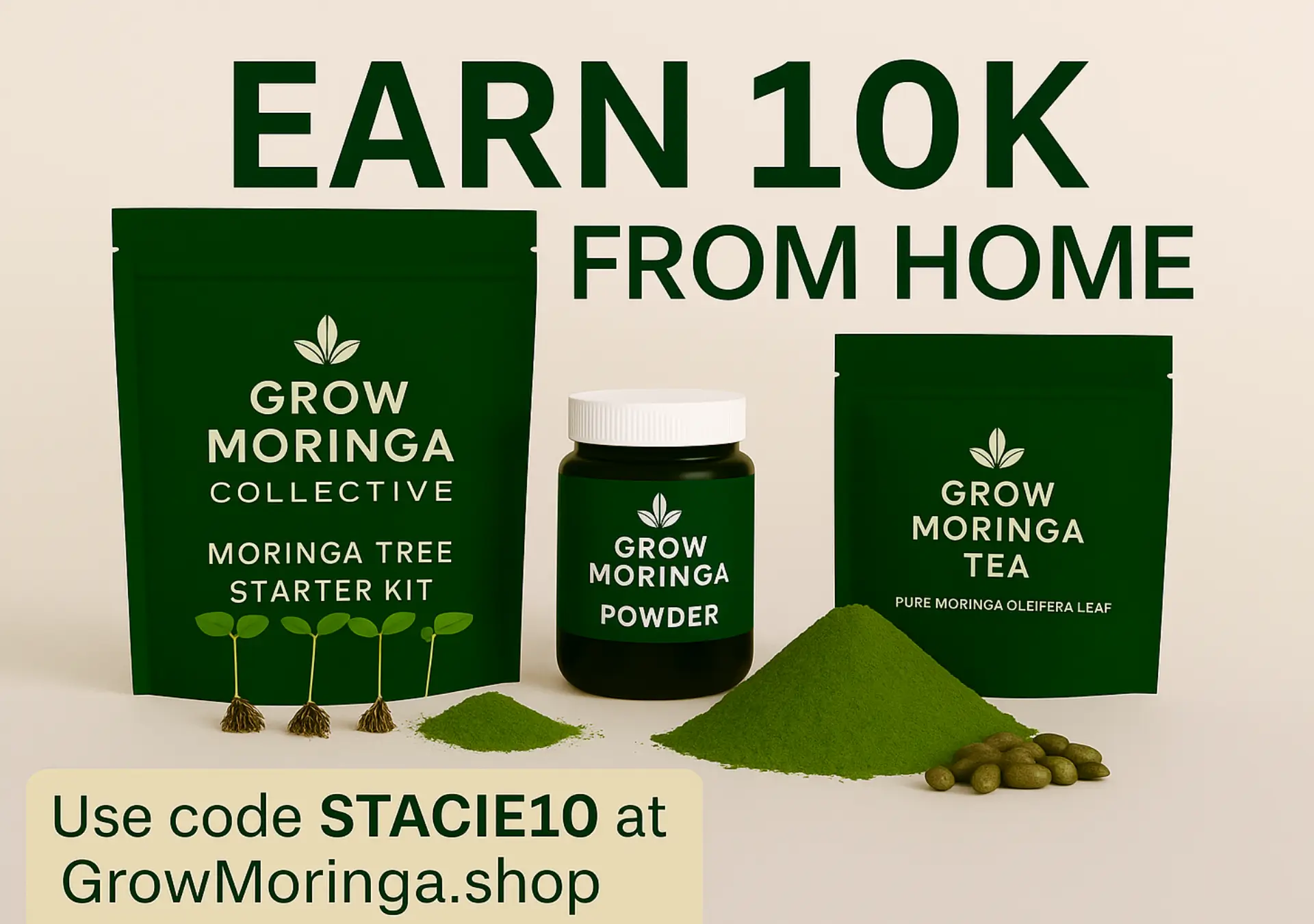 how to start a moringa business from home