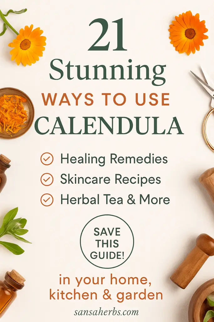 21 stunning ways to use calendula
